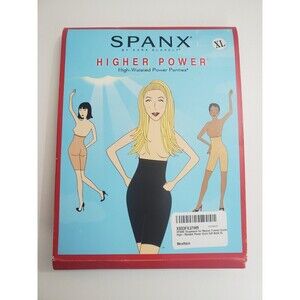 SPANX Shapewear for Women Tummy Control High-Waisted Power Short Soft Nude XL